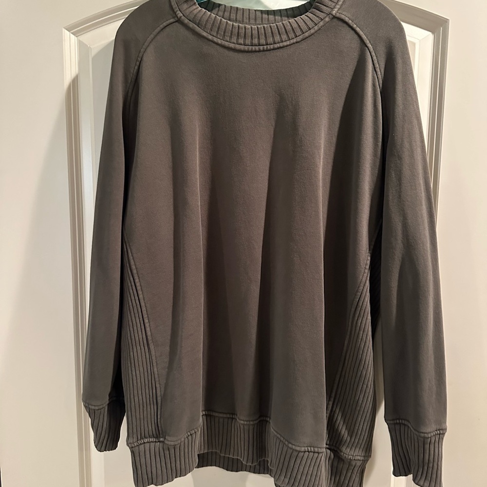 Aerie Olive Green Oversized Sweatshirt